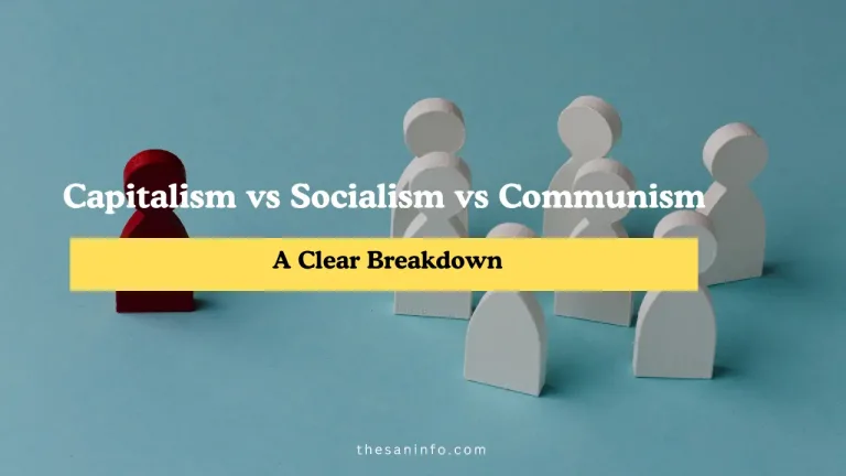 Capitalism vs Socialism vs Communism