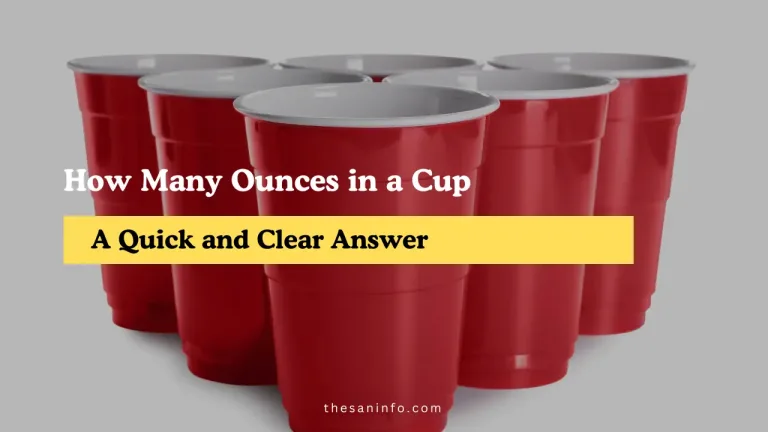 How Many Ounces in a Cup