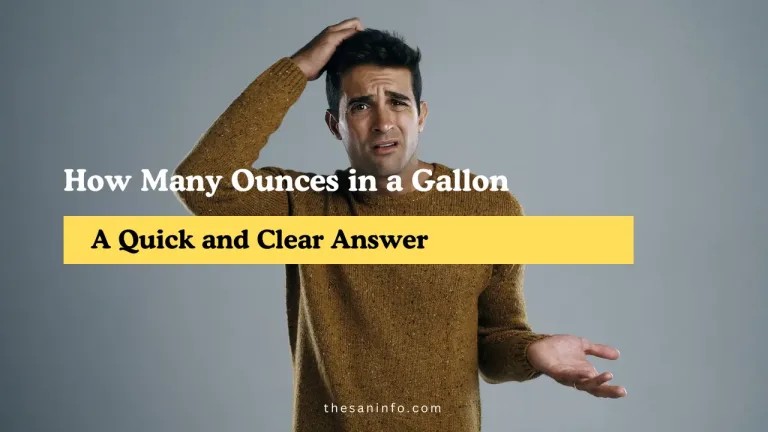 How Many Ounces in a Gallon
