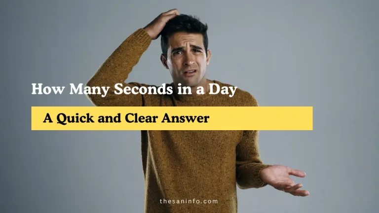 How Many Seconds in a Day