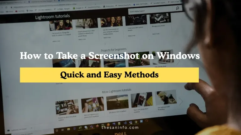 How to Take a Screenshot on Windows