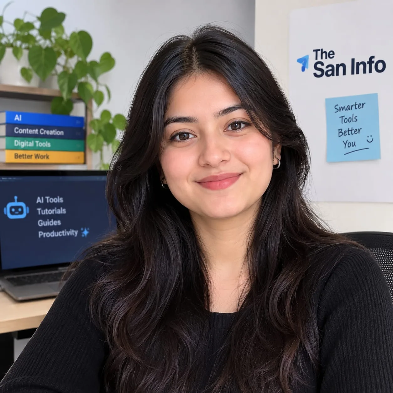 The San Info content team workspace — AI tools, tutorials, guides and productivity resources
